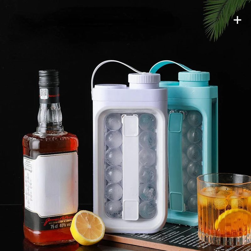 IceBot™ - Hielera 2 en 1 - El molde que también es botella.