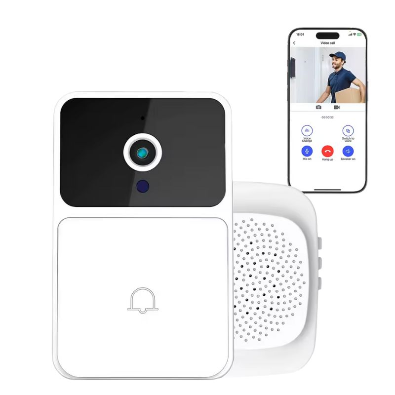DoorCam Pro - Timbre con intercomunicador inteligente con cámara Wi-Fi