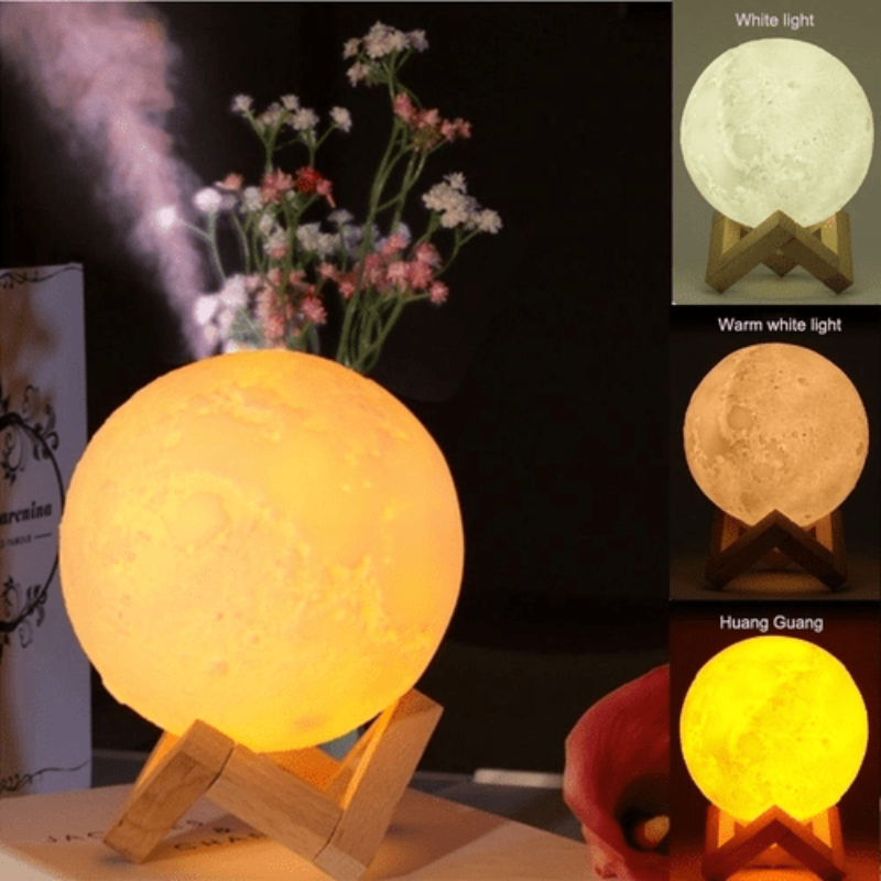 LunaMag™ –Velador y humidificador formato de luna 2 en 1