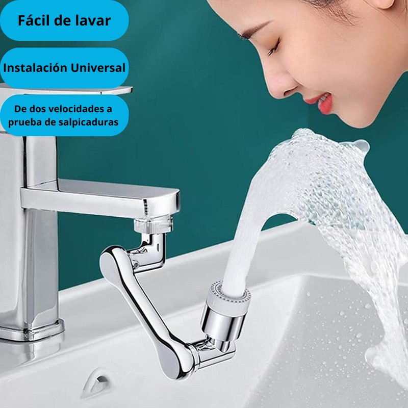 AquaFlex TM - Adaptador extensor de grifo giratorio universal