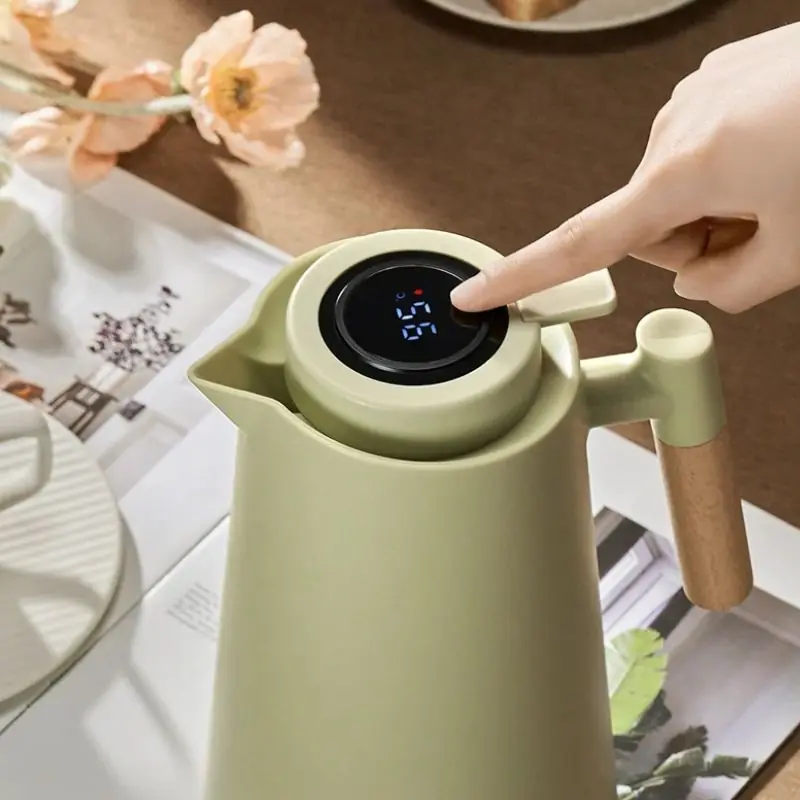 TempTonic ™ - Botella térmica con termómetro digital – 1 litro