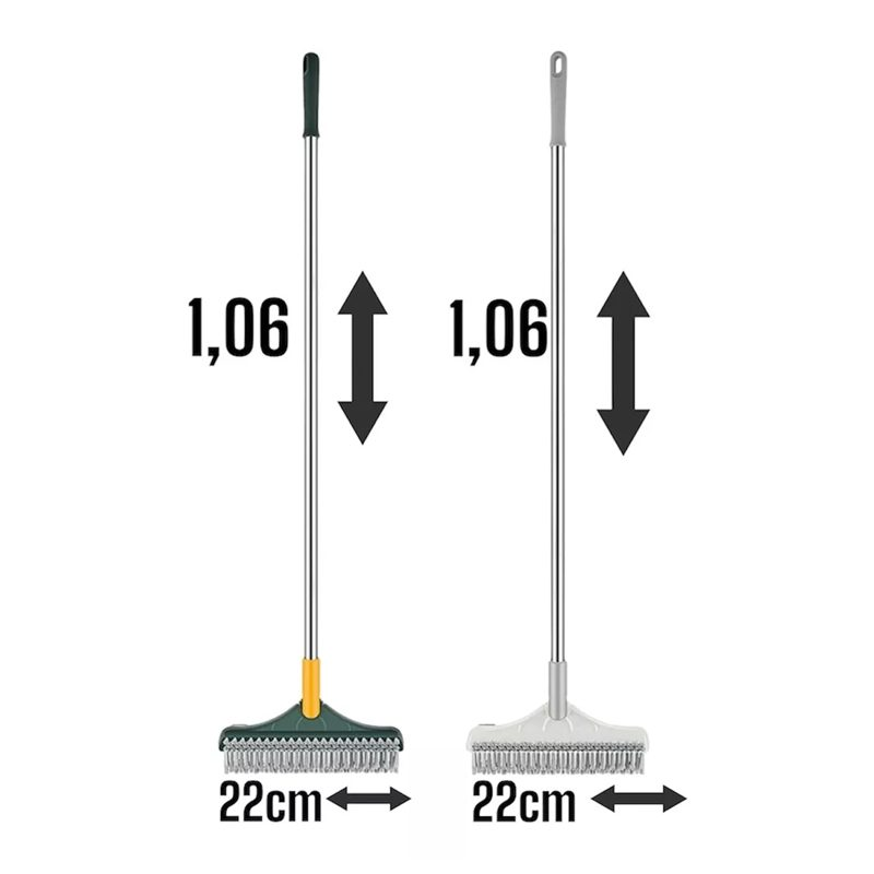 DualGlide TM - Escoba trapeadora multifuncional 2 en 1