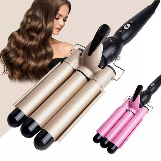 RizoFlash™ - Rizador, ondulador de 3 frizos