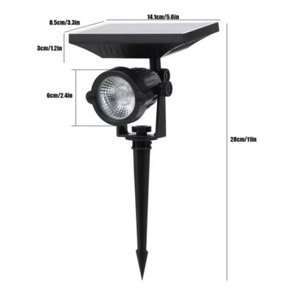 GardenGlow™ - Luz LED con panel solar - La tecnología LED que lo cambia todo.