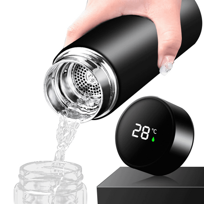 SensiTemp™ - Botella Térmica de Acero Inoxidable con Termómetro Digital 500ml