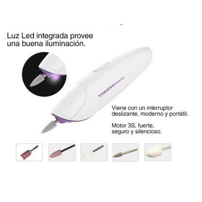 NailMaster Pro™ kit eléctrico manicura/pedicura 5 en 1