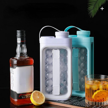 IceBot™ - Hielera 2 en 1 - El molde que también es botella.