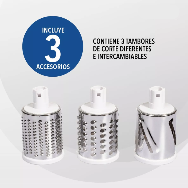 CortaMaster™ – Cortador rallador multiuso - Rallá y picá sin esfuerzo