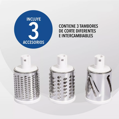 CortaMaster™ – Cortador rallador multiuso - Rallá y picá sin esfuerzo