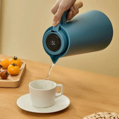 TempTonic ™ - Botella térmica con termómetro digital – 1 litro