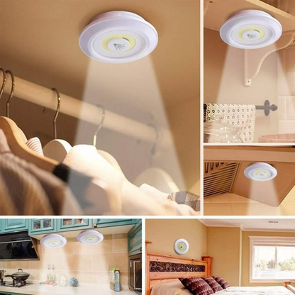TM IluminaGO - Kit de 3 focos LED inalámbricos con mando a distancia