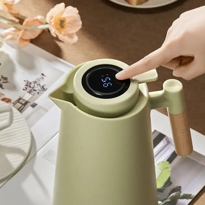 TempTonic ™ - Botella térmica con termómetro digital – 1 litro