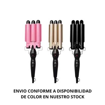 RizoFlash™ - Rizador, ondulador de 3 frizos